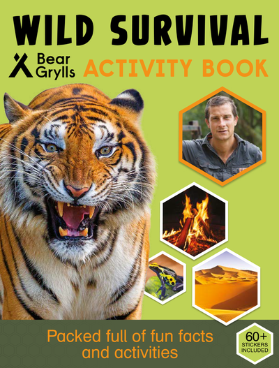 Wild Survival Activity Book Cover